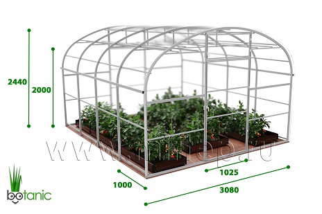 Теплицы Ботаник — Гибрид 3М — фото